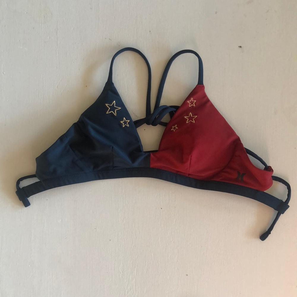 hurley swim top